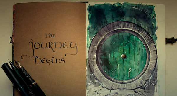 Tolkien Inspired Art by Watercolor Artist Kinko-White