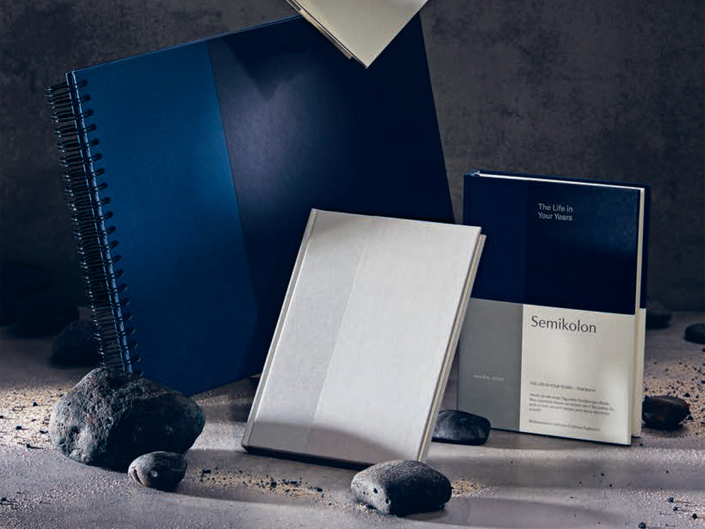 A Natural Affair Color Block Notebook - Midnight