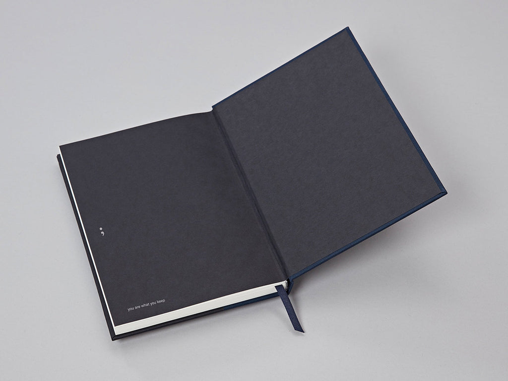 A Natural Affair Color Block Notebook - Midnight