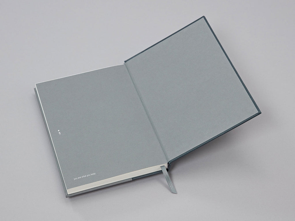 A Natural Affair Color Block Notebook - Sea Salt