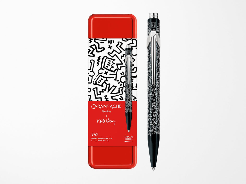 Caran D'Ache 849 Ballpoint KEITH HARING Black Special Edition