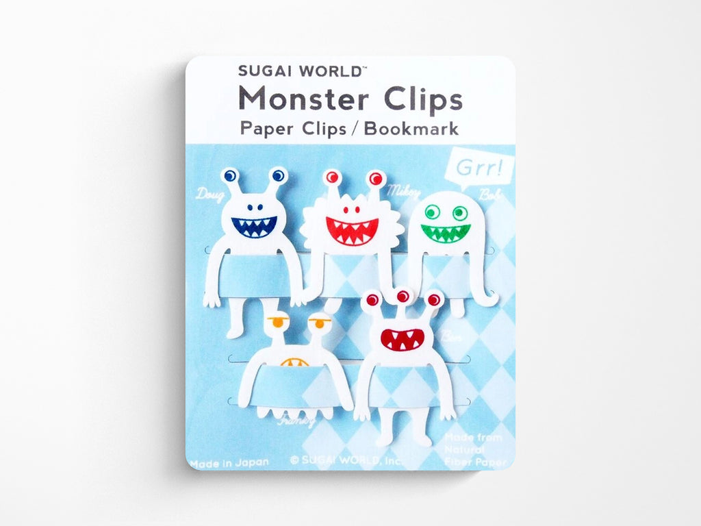 Clip Family Paperclip Bookmarks - Monster