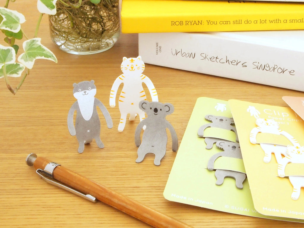 Clip Family Paperclip Bookmarks - Otter