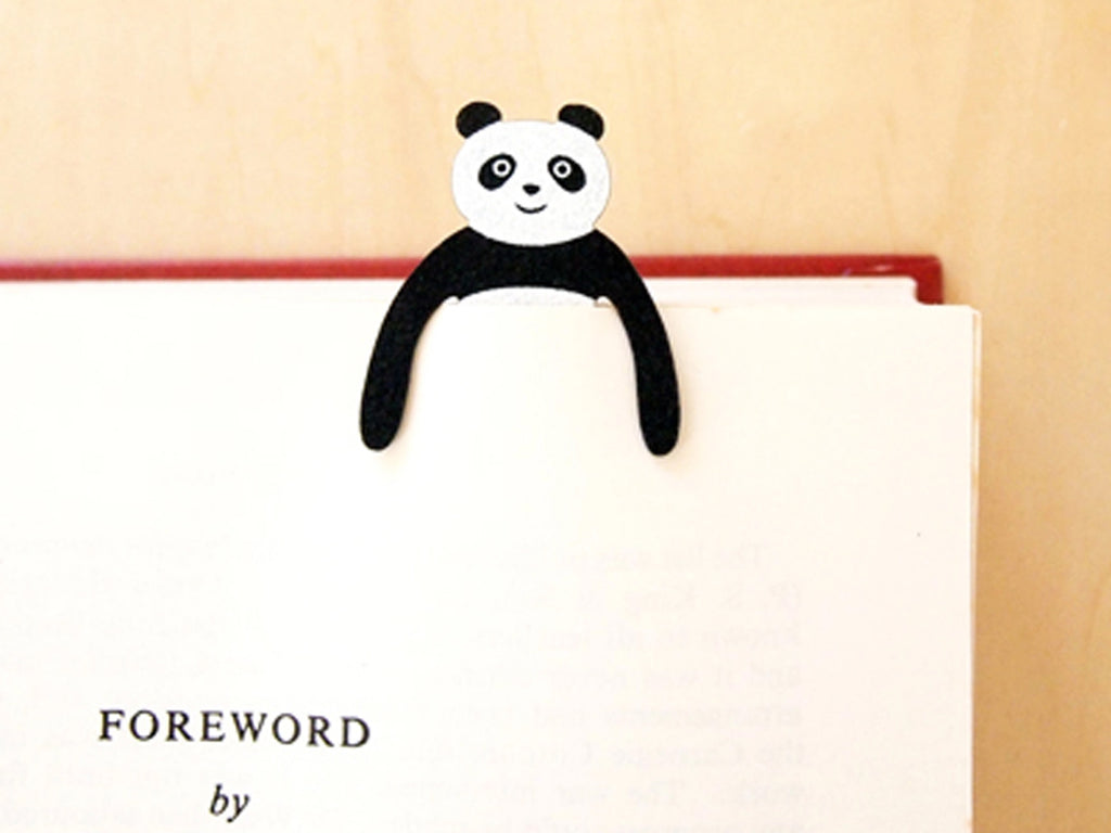 Clip Family Paperclip Bookmarks - Panda