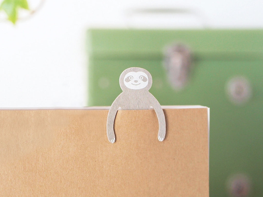 Clip Family Paperclip Bookmarks - Sloth