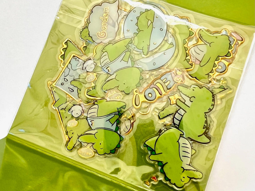 Crocodile Shiny Stickers