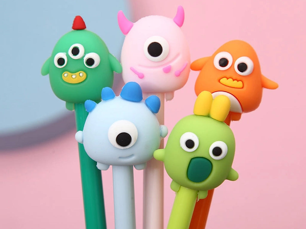 Cute Monster Retractable Gel Pen