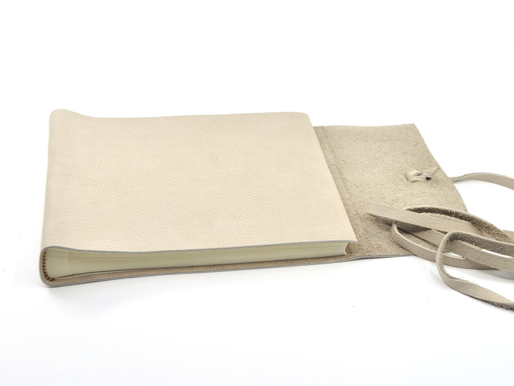 Driftwood Ivory Nubuck Leather Photo Album