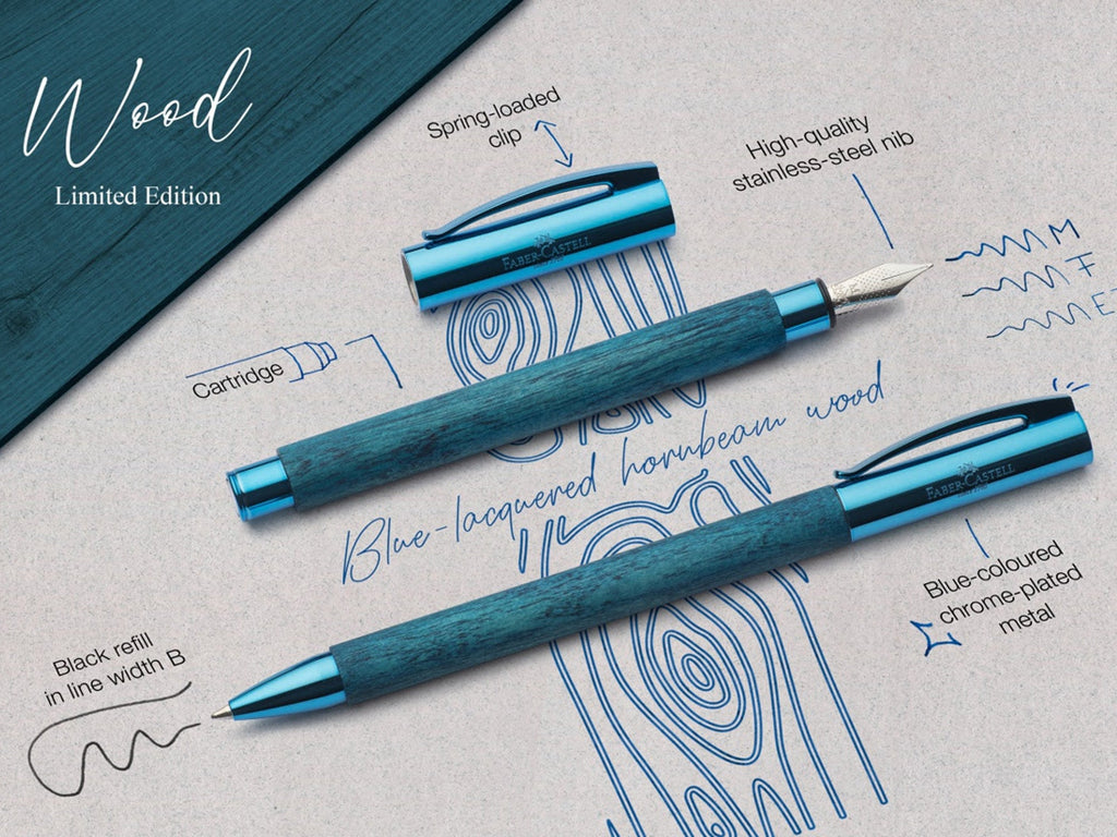 Faber Castell AMBITION Blue Wood LIMITED EDITION