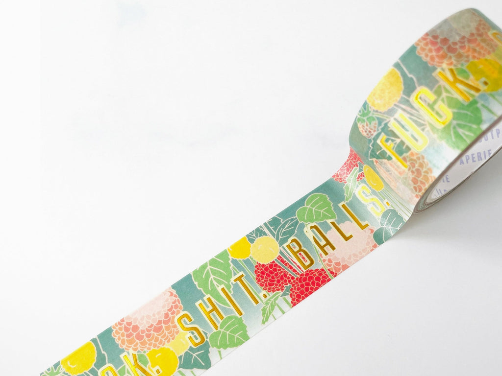 F**k Sh*t Balls Washi Tape