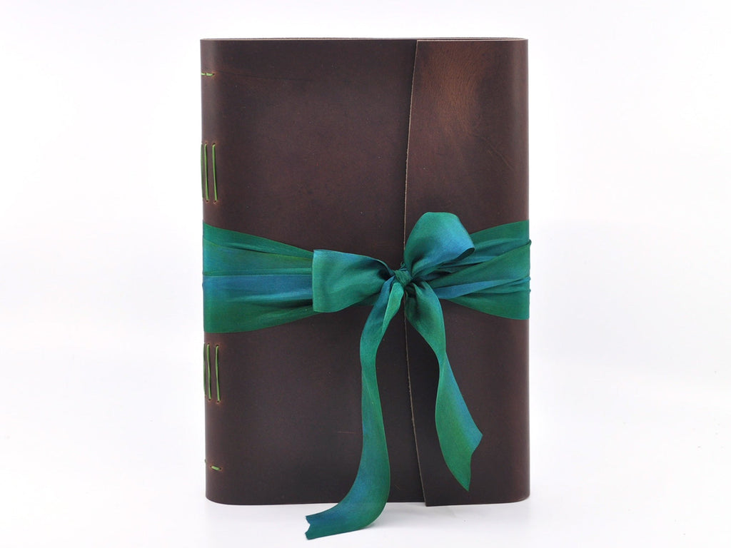 Garden Party One of a Kind Leather Journal