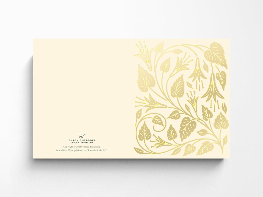 Gilded Notes 16 Foil-Stamped Notecards with Envelopes