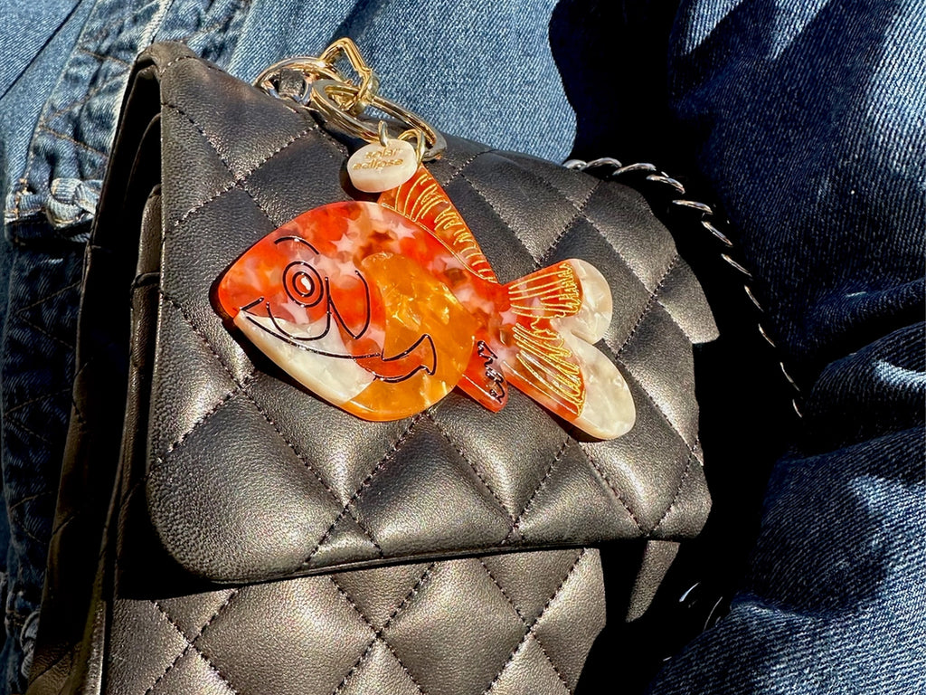 Goldfish Keyring and Bag Charm