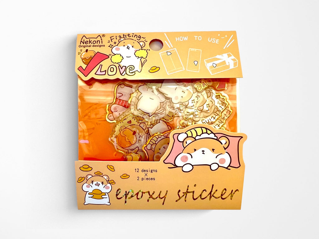 Hamster Shiny Stickers