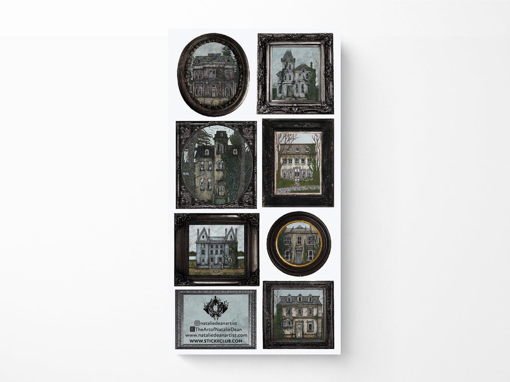 Haunted Houses Sticker Sheet