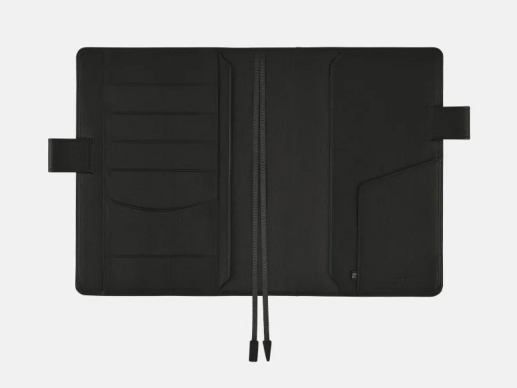 Hobonichi Techo A5 Cousin Cover - TS Basic Black Leather