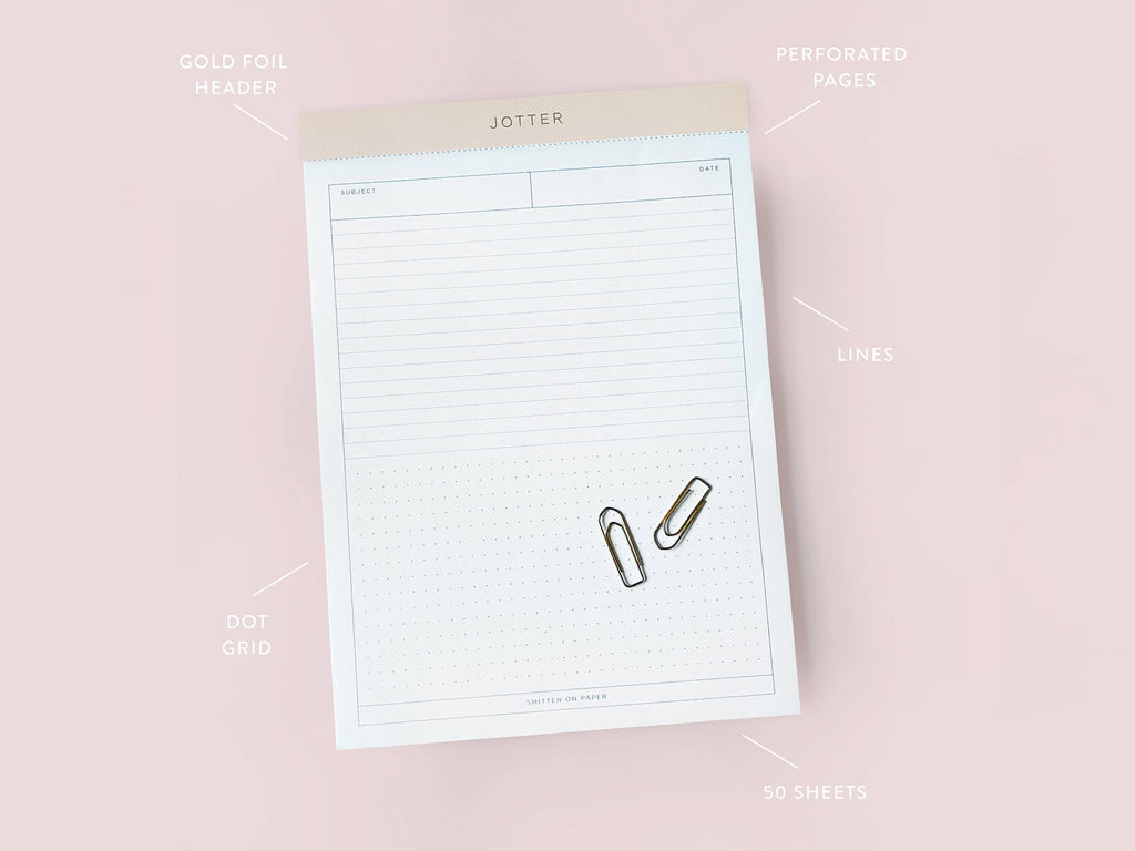 Jotter Line and Dot Legal Notepad