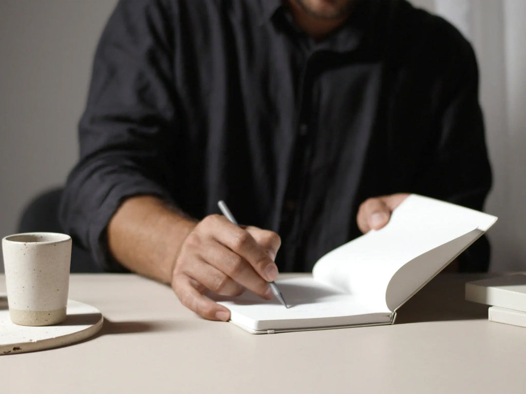 Karst Stone Paper Notebook - Eucalyptus