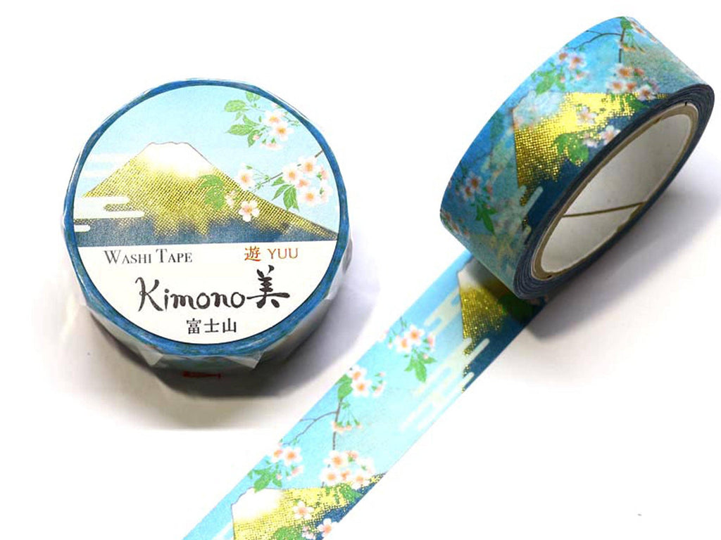 Kimono Beauty Mt. Fuji Washi Tape