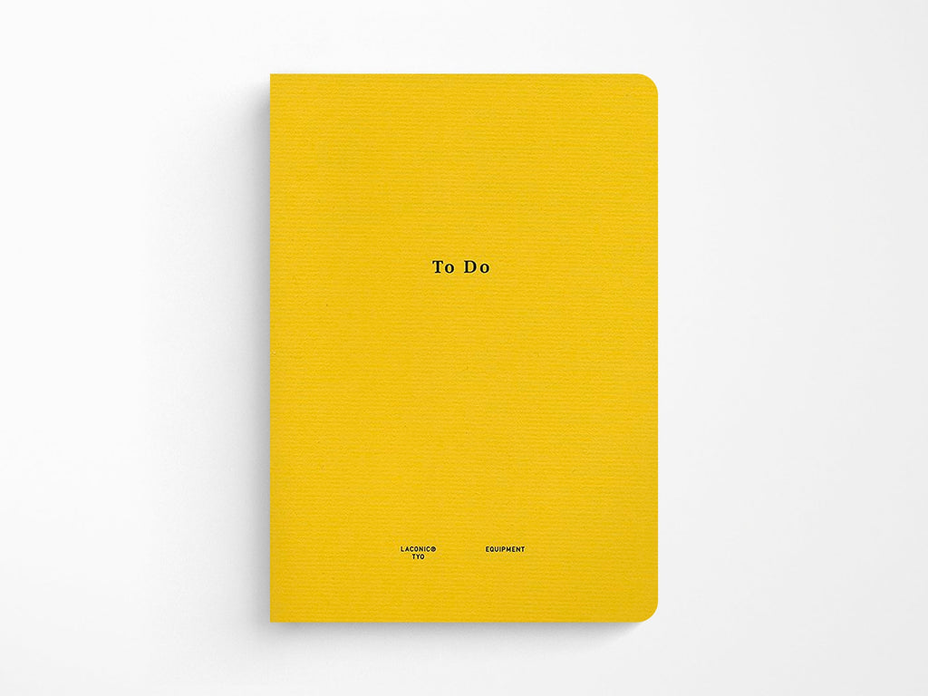 Laconic Style Notebook - To Do