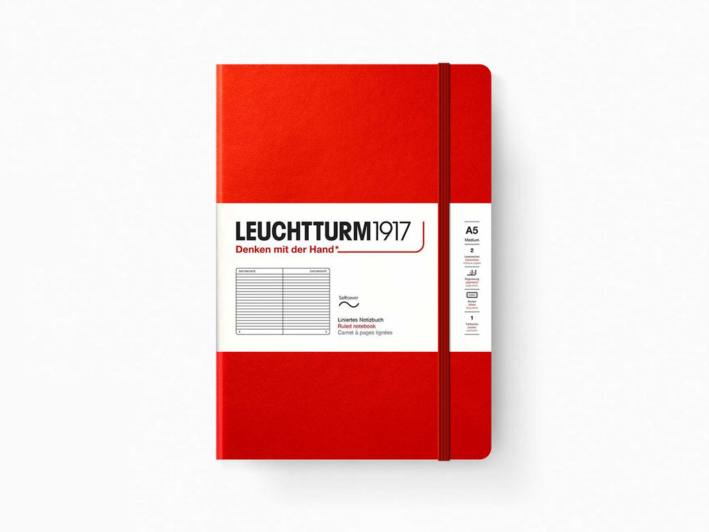 Leuchtturm 1917 Softcover Notebook - Fox Red