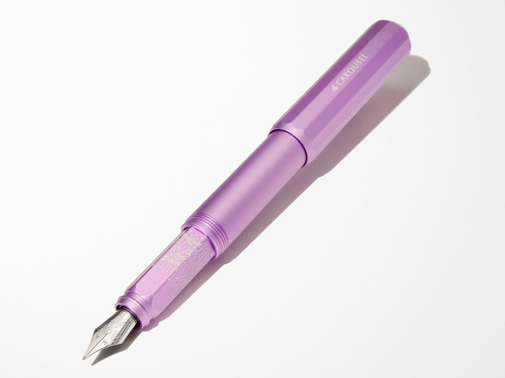 Limited Edition Aluminum Carousel Fountain Pen - Aurorealis