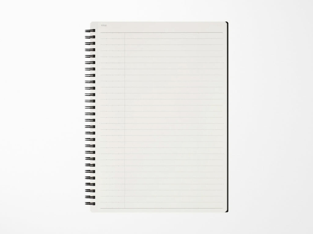 Maruman Mnemosyne Notebook N174 - B5 8mm Lined with Vertical Divider