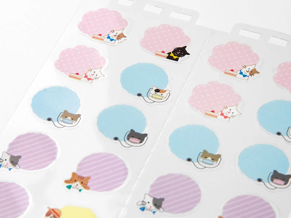 Midori Calendar Stickers - L Cats