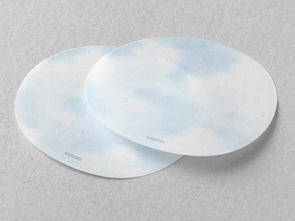 Midori Sticky Notes - Transparent Light Blue Sky