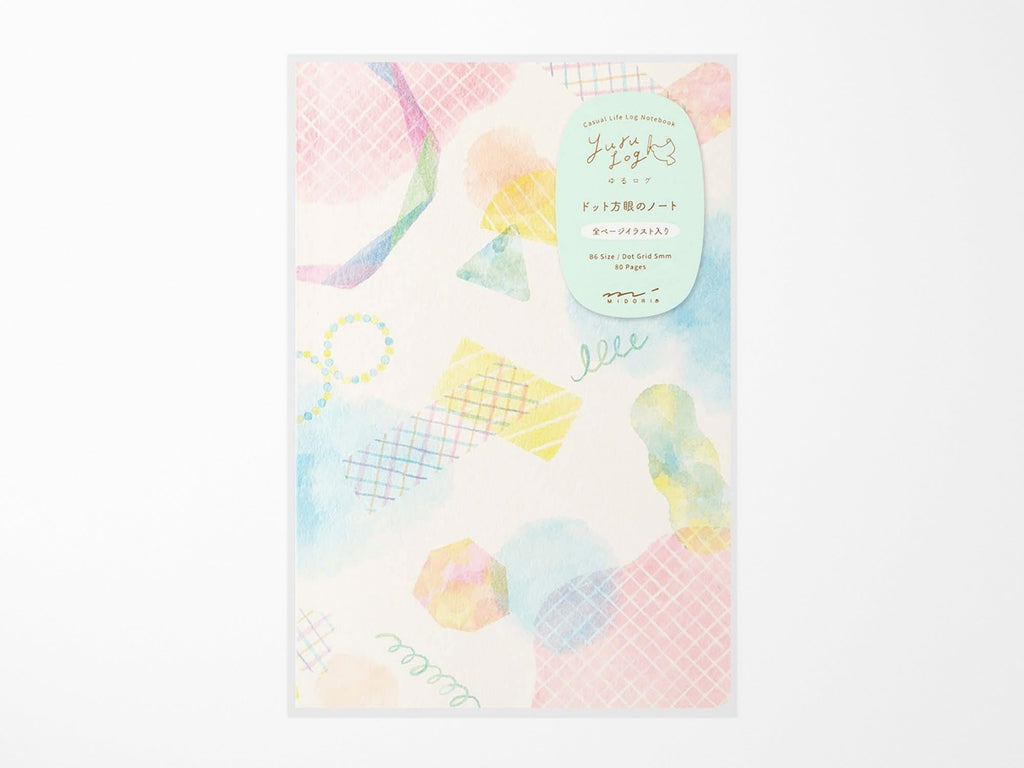 Midori Yuru Log Notebook B6 - Watercolor