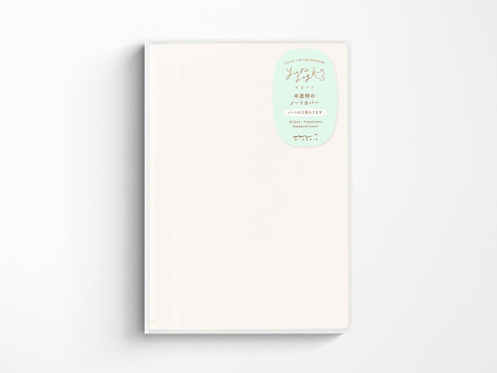 Midori Yuru Log Notebook Cover B6 - Transparent PVC