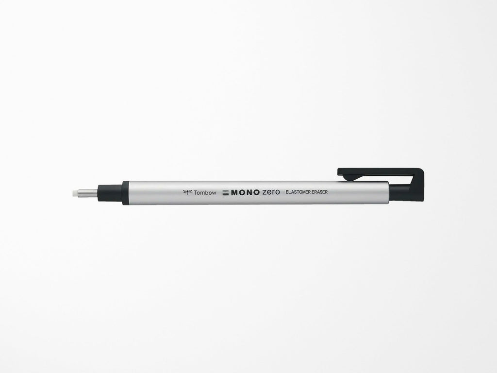 Mono Zero Eraser - Silver - Round