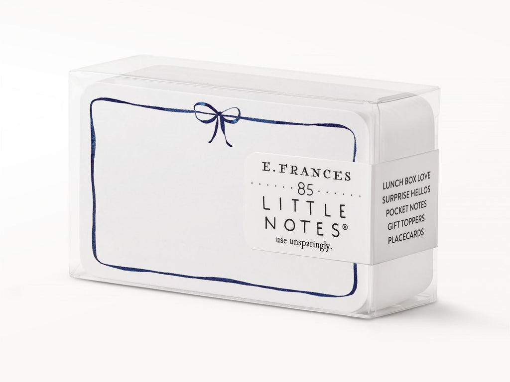 Navy Bow Little Notes