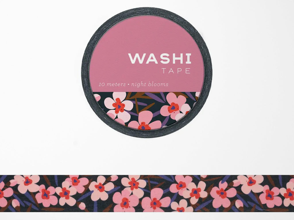 Night Blooms Washi Tape