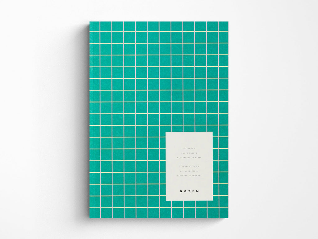 Notem VITA Journal - Medium New Green Grid