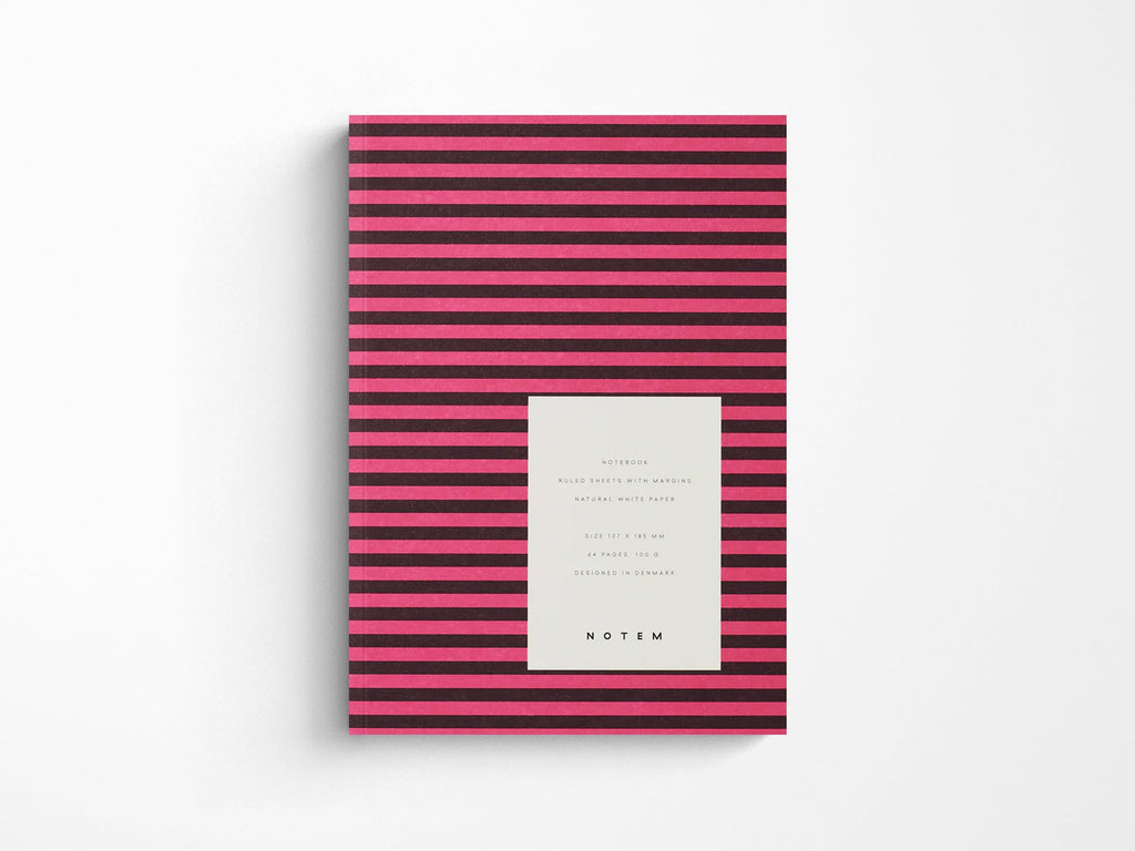 Notem VITA Journal - Small Bordeaux Stripe