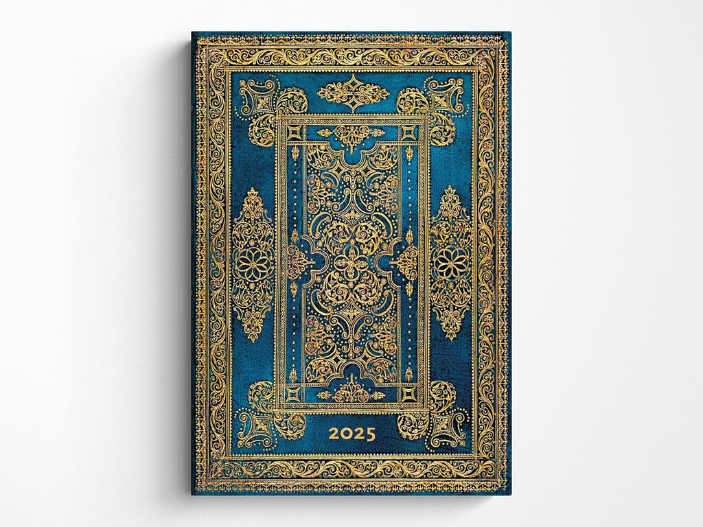 Paperblanks 2025 Weekly Planner GRANDE | Blue Luxe