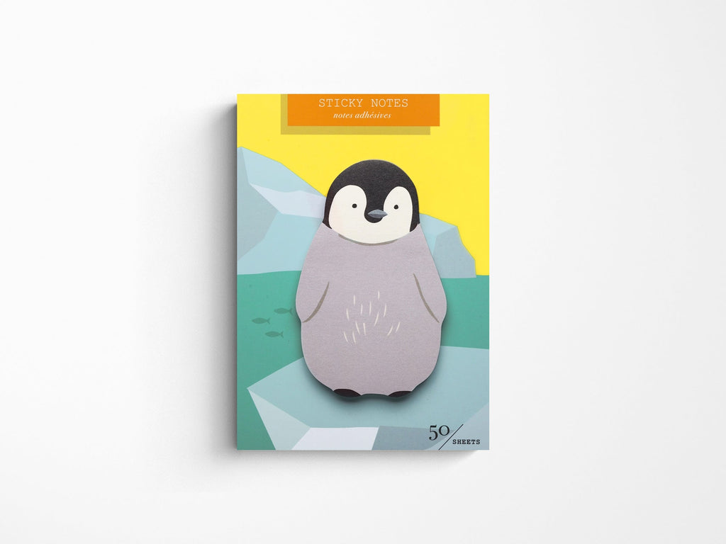 Penguin Die Cut Sticky Notes