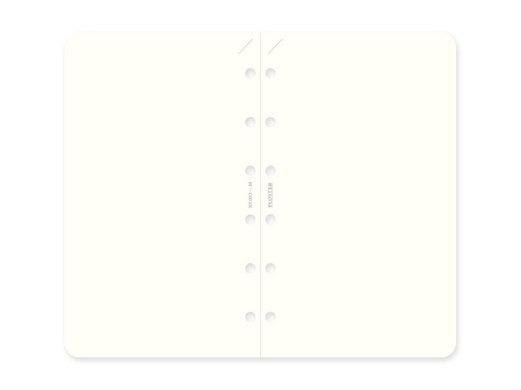 PLOTTER Refill Memo Pad Plain - Mini Size