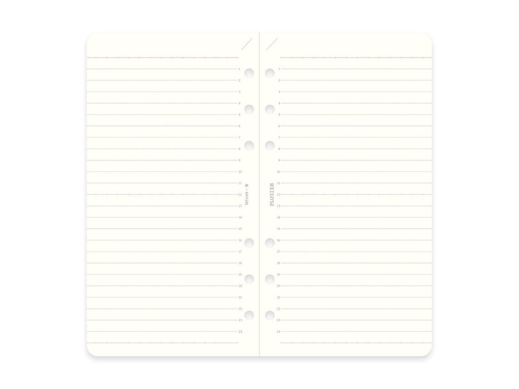 PLOTTER Refill Memo Pad Ruled - Bible Size