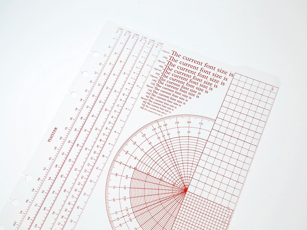 PLOTTER Ruler Pad - A5 Size