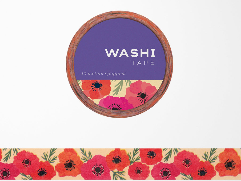 Poppies Washi Tape