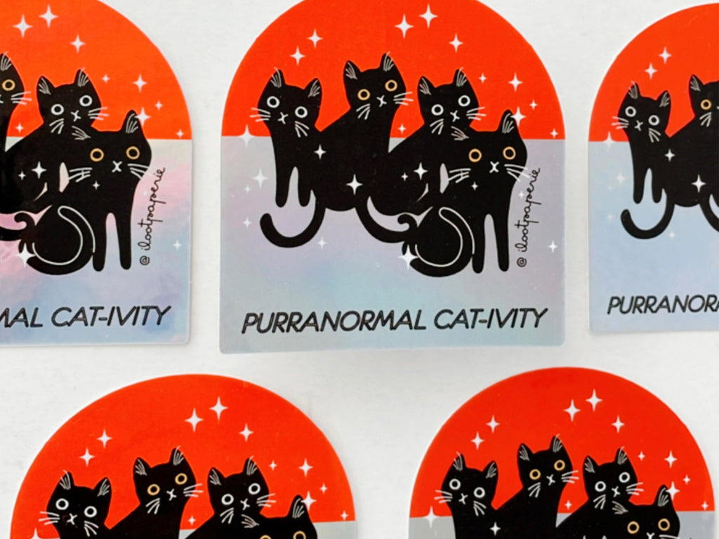 Purranormal Cat-tivity Vinyl Sticker