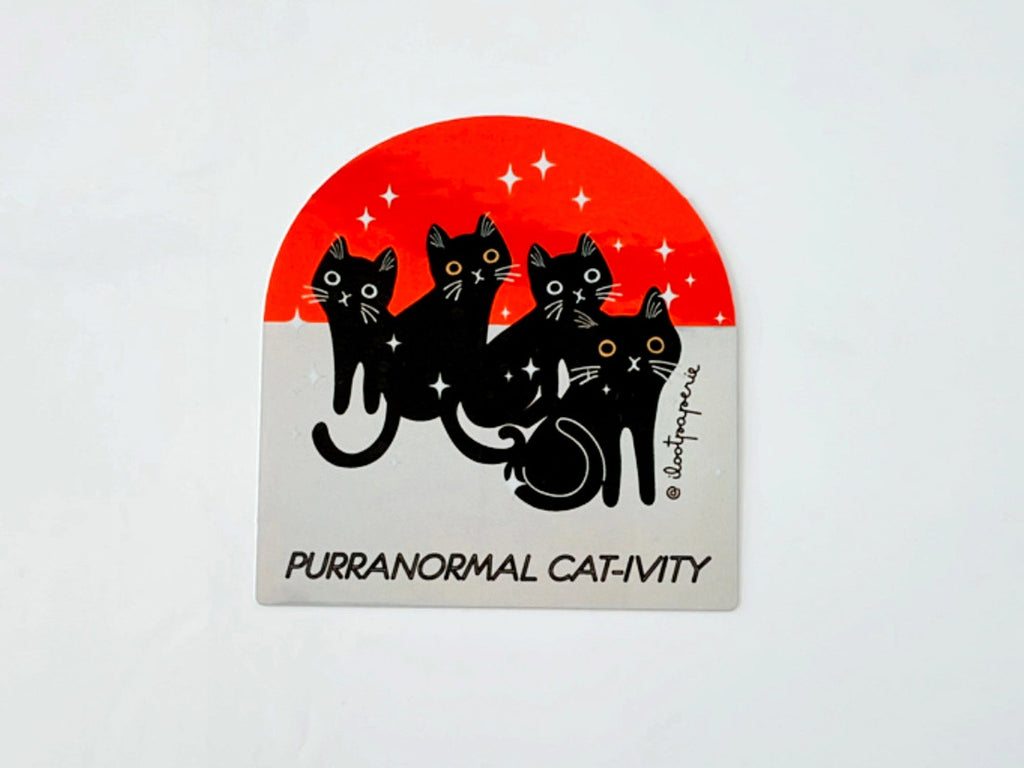 Purranormal Cat-tivity Vinyl Sticker