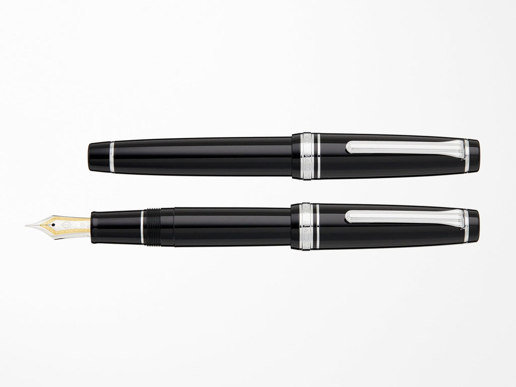 Sailor Pro Gear Fountain Pen - Black / Silver