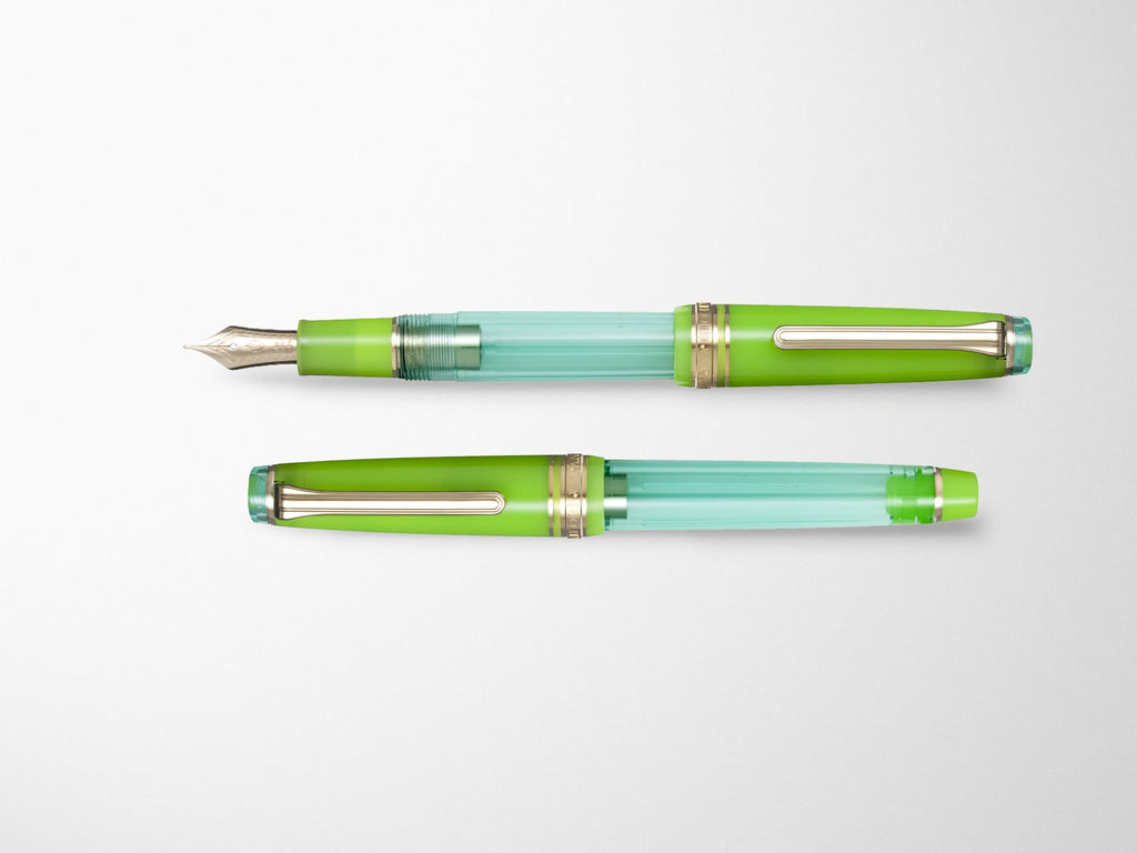 Sailor Pro Gear Slim Fountain Pen Set - Manyo Series - Grass