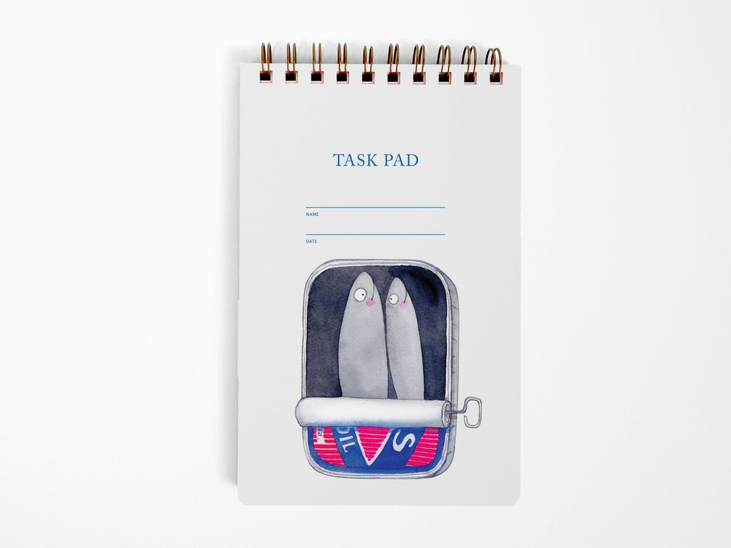 Sardine Can Wirebound Task Pad