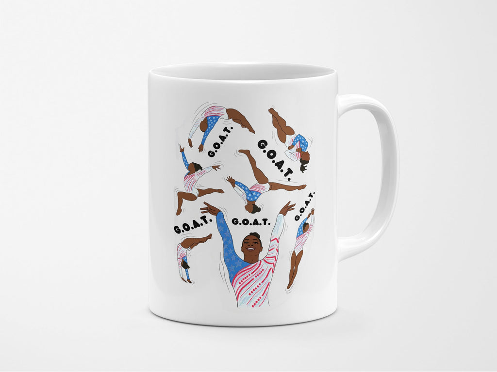 Simone Biles GOAT Mug