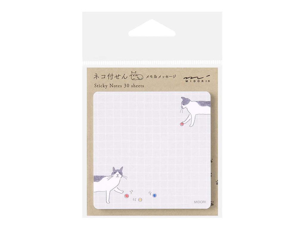 Sticky Notes - Ball and Cat