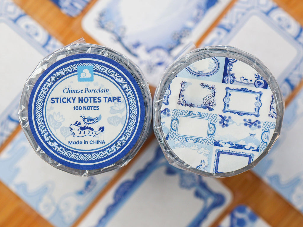 Sticky Notes Tape - Chinese Porcelain